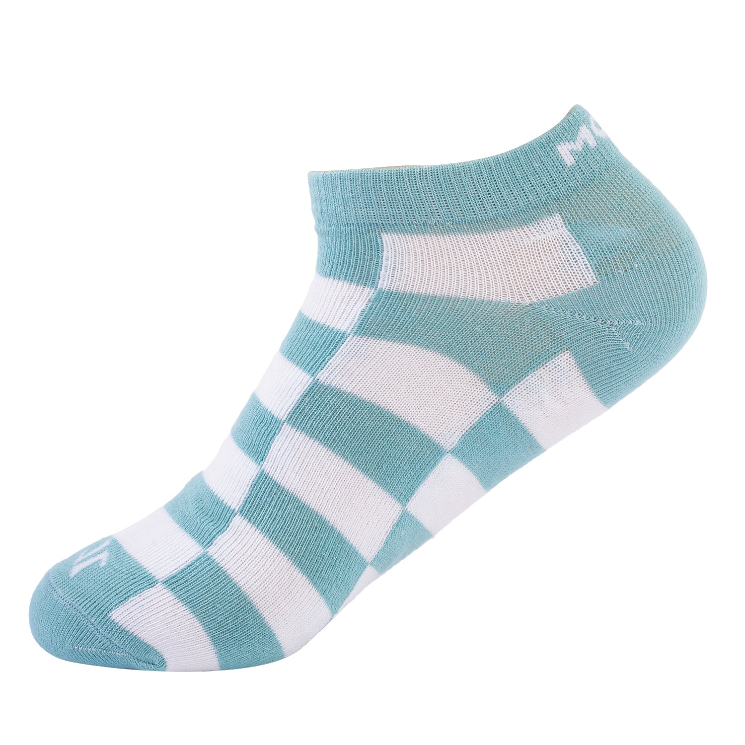 Ankle Women Sneaker Socks, Premium Cotton Blend, Lightweight & Superior Grip, Extra Durability & Perfect for Everyday and Casual Wear (Mint/White)