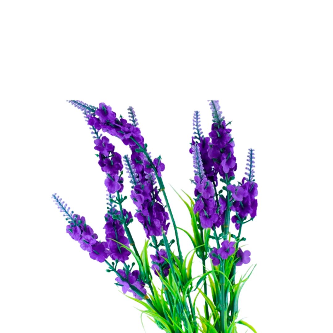 Qucciberry Artificial Spring Advent Lavender Flowers - Violet, Decorative Piece for Weddings, Table & Home D����cor, Stylish and Long-Lasting, Unisex