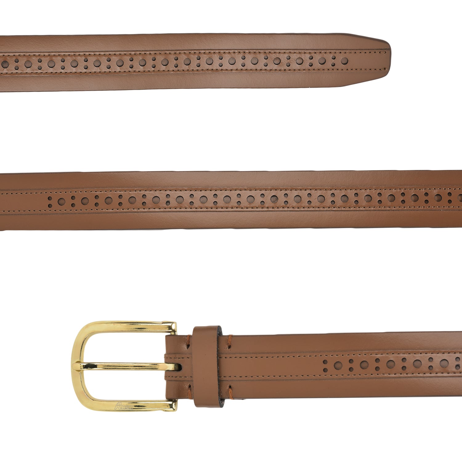 Men��������s Leather Belt with Metallic Buckle, Elegant Leather Design, Perfect for Daily Wear and Special Occasions