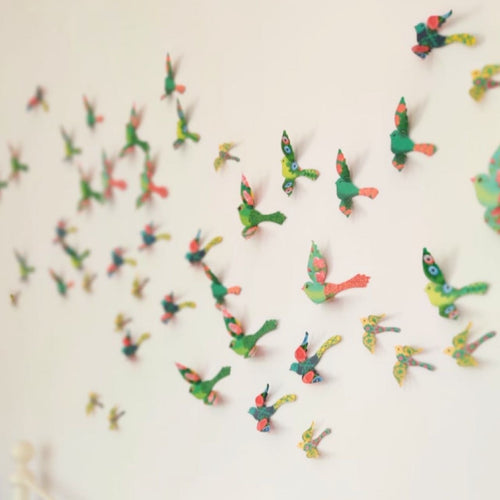 Birds Gift D����cor, Lightweight, Decorative Accent, Party D����cor, Ideal for Celebrations, Enhances Lighting Ambiance (Set of 24)