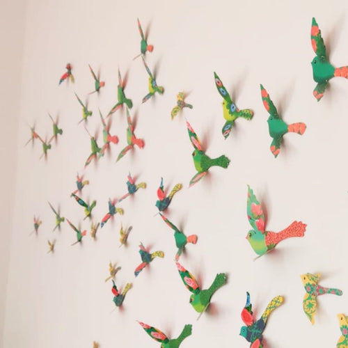 Birds Gift D����cor, Lightweight, Decorative Accent, Party D����cor, Ideal for Celebrations, Enhances Lighting Ambiance (Set of 24)