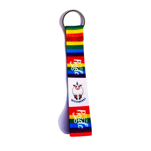 Rainbow Lanyard Keychain �������� Vibrant, Lightweight, Secure Key Holder, Stylish and Adjustable