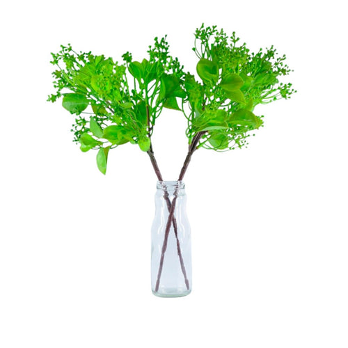 Qucciberry Artificial Green Leaves, Decorative Piece for Weddings, Table & Home D����cor, Stylish and Long-Lasting, Unisex