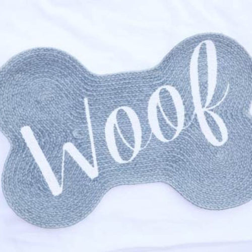 Qucciberry Cotton Suit Door Mat �������� Woof Print, High-Quality Cotton, Super-Soft, Absorbent, Durable, Washable, Ideal for Bathroom or Living Room