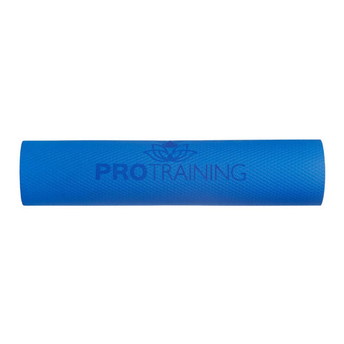 ProTraining Yoga Mat for Fitness, Workout and Meditation, Comfortable Stretching Mat for Daily Use, Anti-Slip and Lightweight Yoga Mat for Men & Women  (Blue - 6 mm)