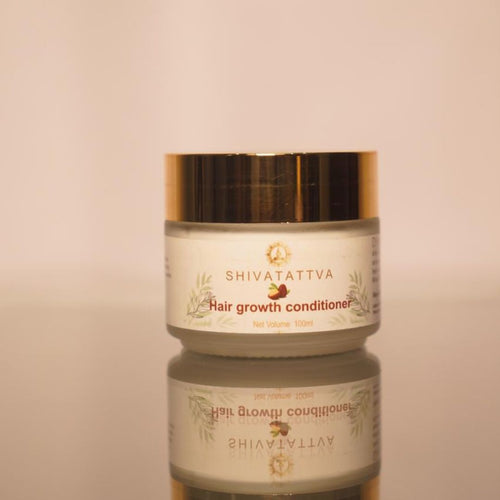 Shivatattava Hair Growth Conditioner, Shea Butter & Almond Oil-Infused Natural Conditioner for Nourishment, Strengthening Conditioner for Thin Hair, Ideal for Hair Care & Growth