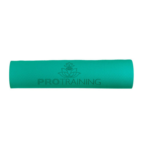 ProTraining Yoga Mat for Fitness, Workout and Meditation, Comfortable Stretching Mat for Daily Use, Anti-Slip and Lightweight Yoga Mat for Men & Women (Green - 6 mm)