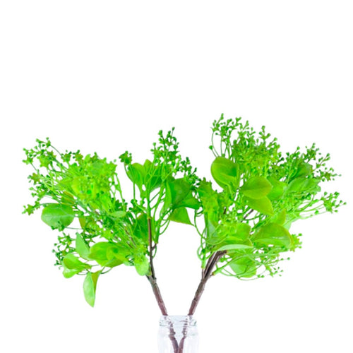 Qucciberry Artificial Green Leaves, Decorative Piece for Weddings, Table & Home D����cor, Stylish and Long-Lasting, Unisex