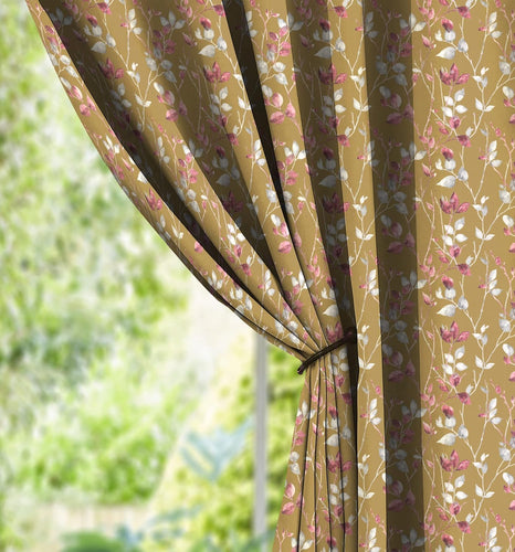 Casableu Camas Polyester Eyelets (Steel) Blackout Curtains with Tie Back, Bedroom Living Room