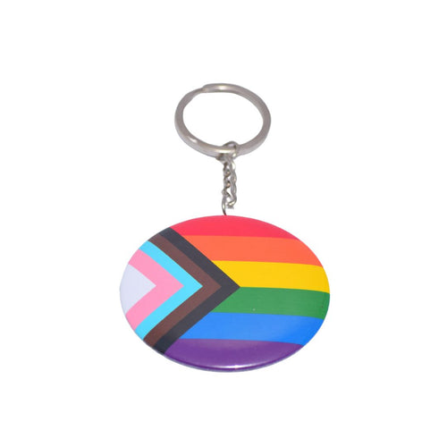 LGBTQ+ Flag Keychain �������� Bold Colors, Durable PVC Material, Heat-Safe, BPA-Free,  Lightweight, Celebrate Diversity