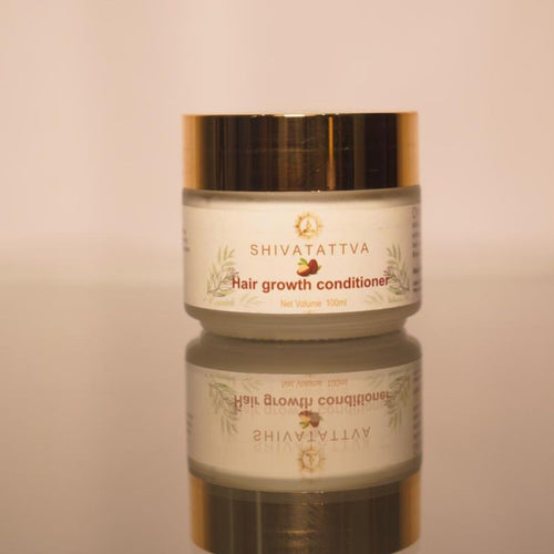 Shivatattava Hair Growth Conditioner, Shea Butter & Almond Oil-Infused Natural Conditioner for Nourishment, Strengthening Conditioner for Thin Hair, Ideal for Hair Care & Growth