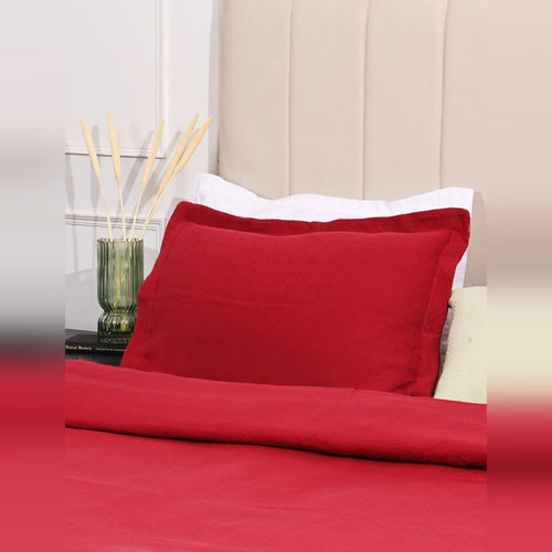 Brooklyn Matelass���� Bedcover Made from Organic Cotton, Light, Airy, Smooth Hand Feel. Includes 2 Pillow Shams, Adds Minimalist Touch to Any Bedroom, Perfect for Year-Round Comfort (1 Bedcover + 2 Pillow Shams)