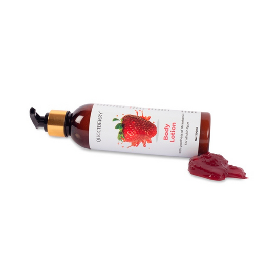 Strawberry Body Lotion, 200 ML �������� Hydrating, Nourishing, and Moisturizing for Soft, Smooth, and Healthy Skin, Suitable for All Skin Types, Daily Use, Unisex, Perfect for Year-Round Care