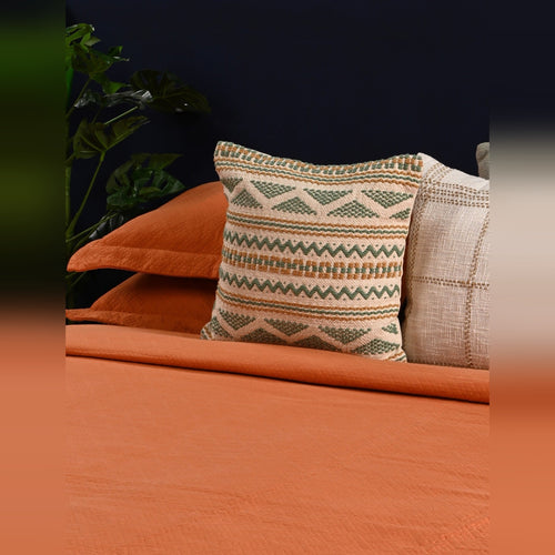Brooklyn Matelass���� Bedcover Made from Organic Cotton, Light, Airy, Smooth Hand Feel. Includes 2 Pillow Shams, Minimalist, Perfect for Year-Round Comfort and Relaxation (1 Bedcover + 2 Pillow Shams)