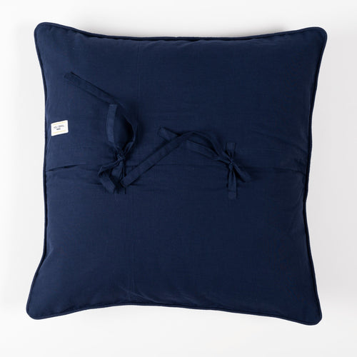 Quilted Cushion Cover �������� Hand-Quilted with Soft Cotton, Cotton Backing, Stylish and Durable, Features Cotton Closure Ties for Easy Use, Pairs Perfectly with Reversible Quilts for Added Comfort, Ideal for Bedrooms and Living Rooms (Set of 2)