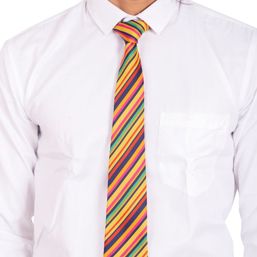 Rainbow Tie & Bow Tie Set �������� Vibrant Colors, Adjustable, Unisex, Perfect for Pride and Special Occasions