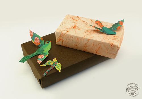 Birds Gift D����cor, Lightweight, Decorative Accent, Party D����cor, Ideal for Celebrations, Enhances Lighting Ambiance (Set of 24)