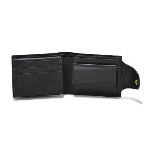 Fairfield Leather Men��������s Wallet, Stylish Black Leather, Compact and Durable, Ideal for Daily Carry (Black)