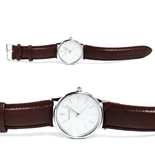 Brown Watch �������� Classic Analog Design, Steel Strap, Perfect for Weddings or Casual Wear, Brown