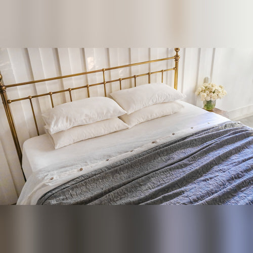 Meadow Matelass���� Cotton Bedcover, Organic Long-Staple Cotton with French-Inspired Design, Lightweight, Wrinkle-Free, Soft and Cozy Bedroom Comfort, Premium Bedding with Pillow Shams (King Size)