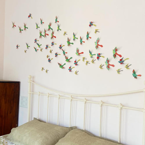 Birds Gift D����cor, Lightweight, Decorative Accent, Party D����cor, Ideal for Celebrations, Enhances Lighting Ambiance (Set of 24)