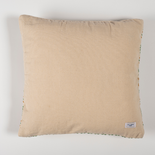 Spring Fling Cotton Cushion Cover with Zipper Closure | 18X18 inch Soft Cushion Cover for Sofa or Bed