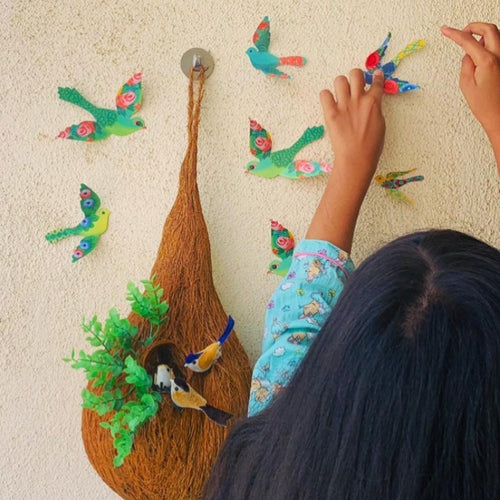 Birds Gift D����cor, Lightweight, Decorative Accent, Party D����cor, Ideal for Celebrations, Enhances Lighting Ambiance (Set of 24)