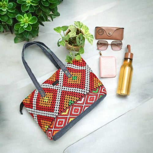 Colorful Heritage Tote (black)