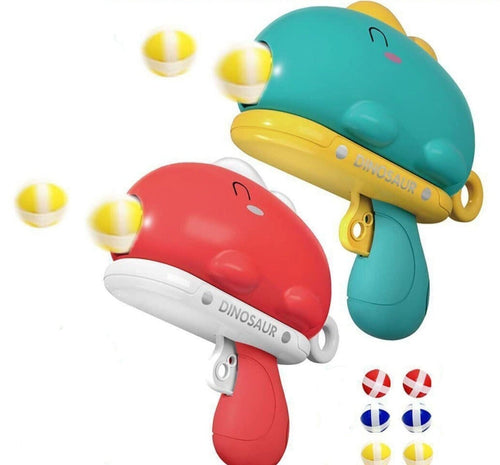 Dino Ball Gun Target Game Toy for Kids
