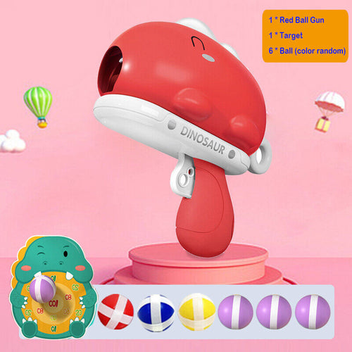 Dino Ball Gun Target Game Toy for Kids