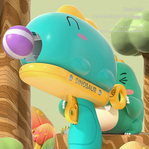 Dino Ball Gun Target Game Toy for Kids