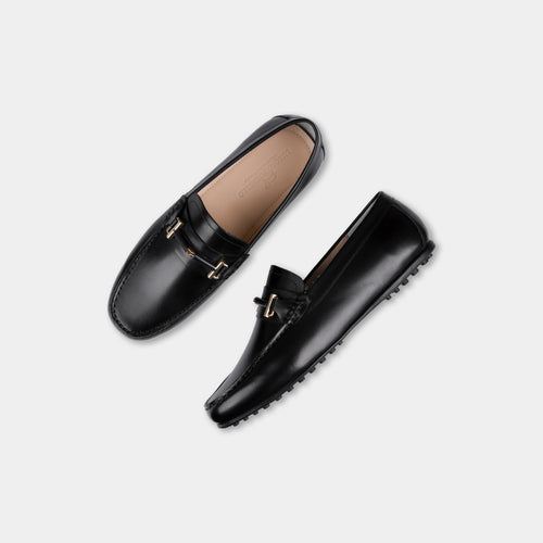 Diablo Black Driving Loafers